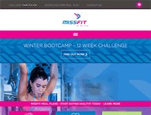 Tablet Screenshot of missfitpt.com.au